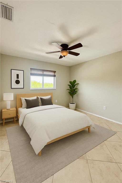 2nd Bedroom virtually staged