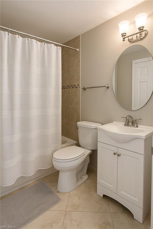 Primary Bathroom virtually staged