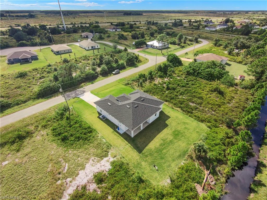 Aerial view of property and surrounding area