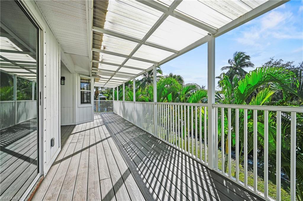 View of deck