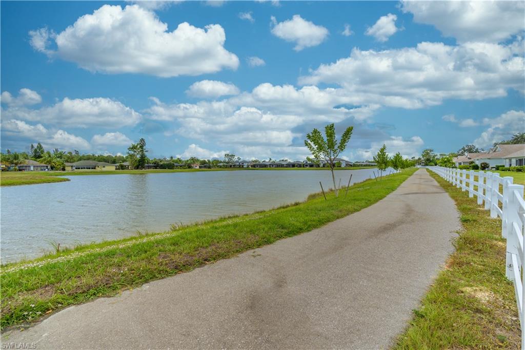 Water view and walking trail