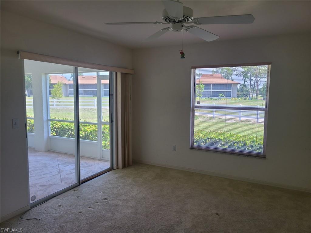 View to outside pond and walking trail