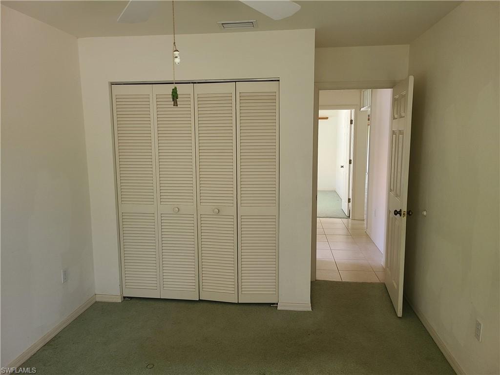 View to hallway and living room