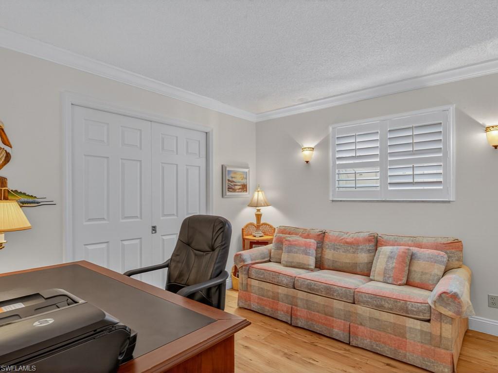 3rd Bedroom with Pocket Doors that Open Up to Living Room