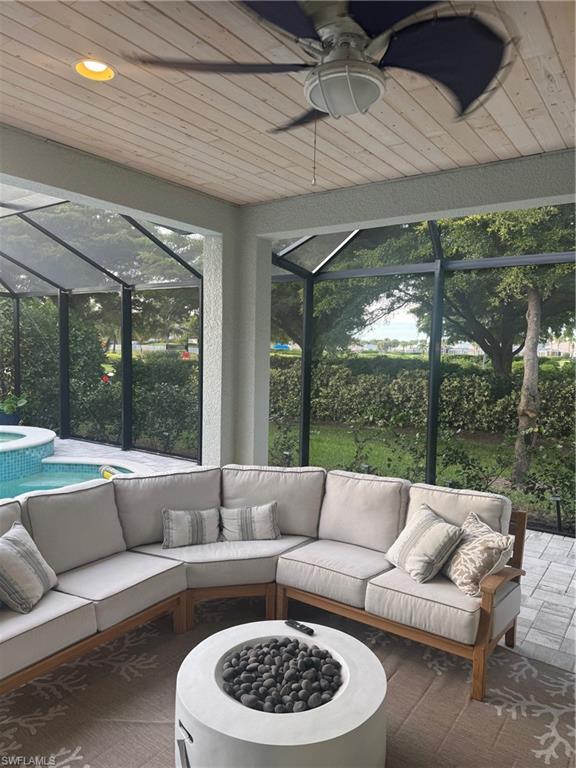 Lanai off living room