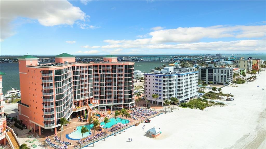 Aerial of White Sand