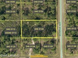 Aerial map of property and surrounding area