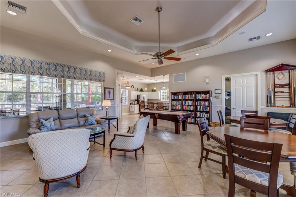 Community center utilized for special events or reserved for resident celebrations.