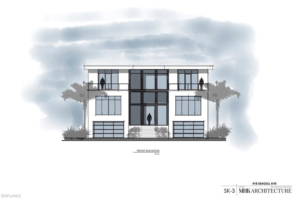 MHK rendering of a proposed home on this property.