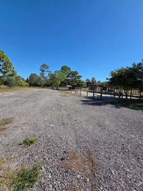 View of dirt / gravel road