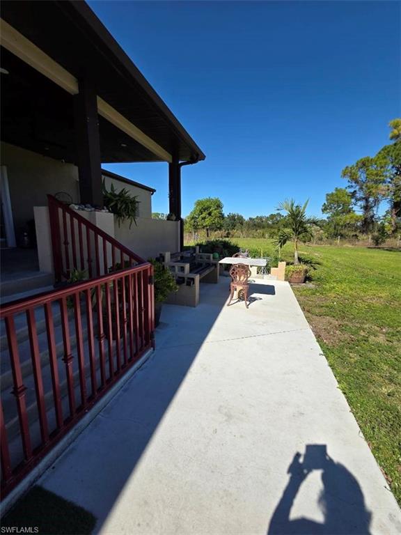View of patio / terrace featuring outdoor dining space