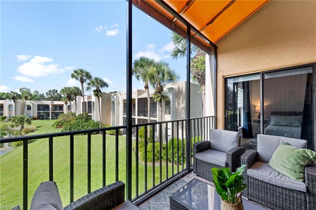 Balcony with a sunroom