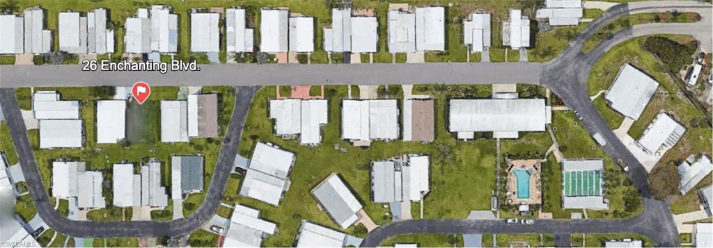 Aerial view of Homesite/lot, Clubhouse and Amenities