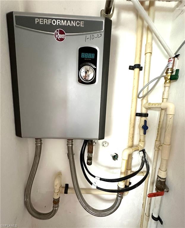 I-1 Tankless Water Heater in Second Bedroom Closet