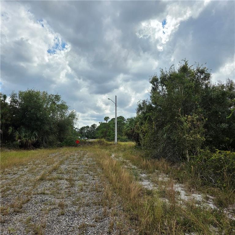 Lot is at the end of this road on the Right side