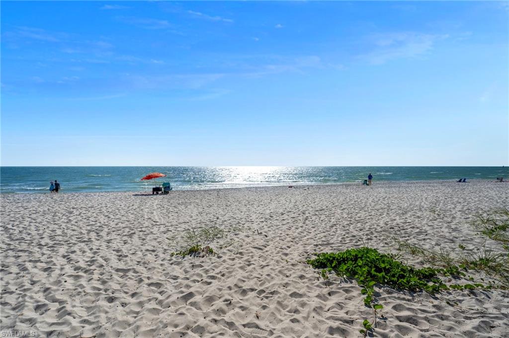 Water view featuring nearby beach