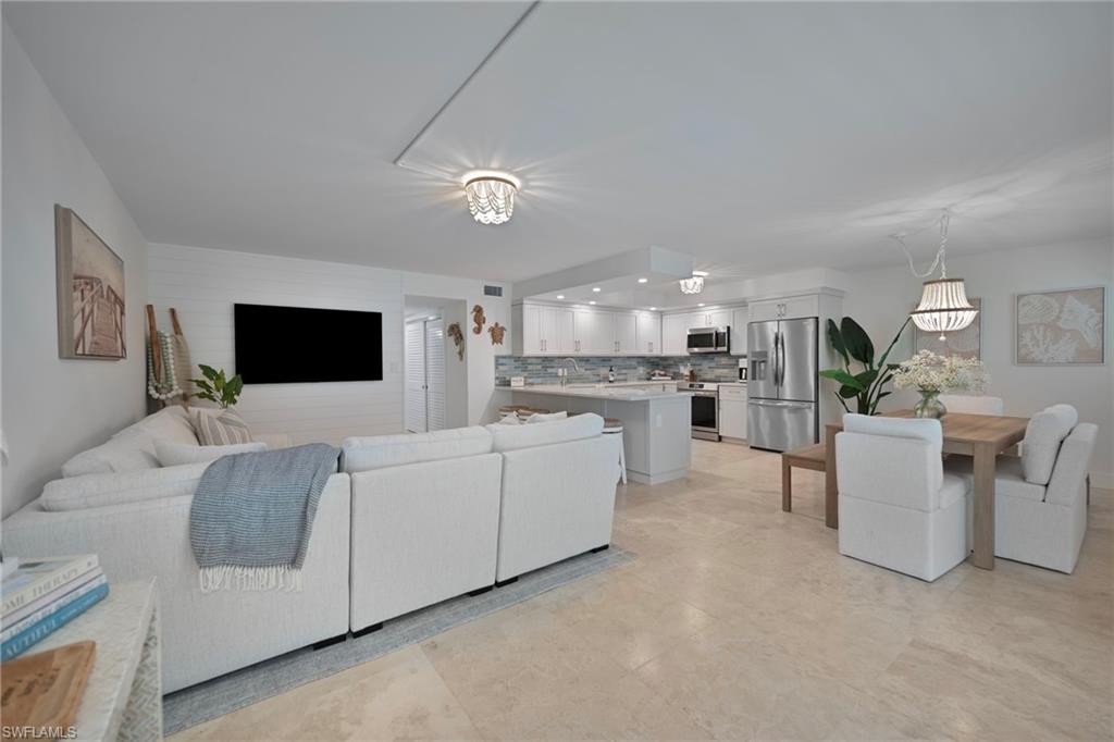 View of living area