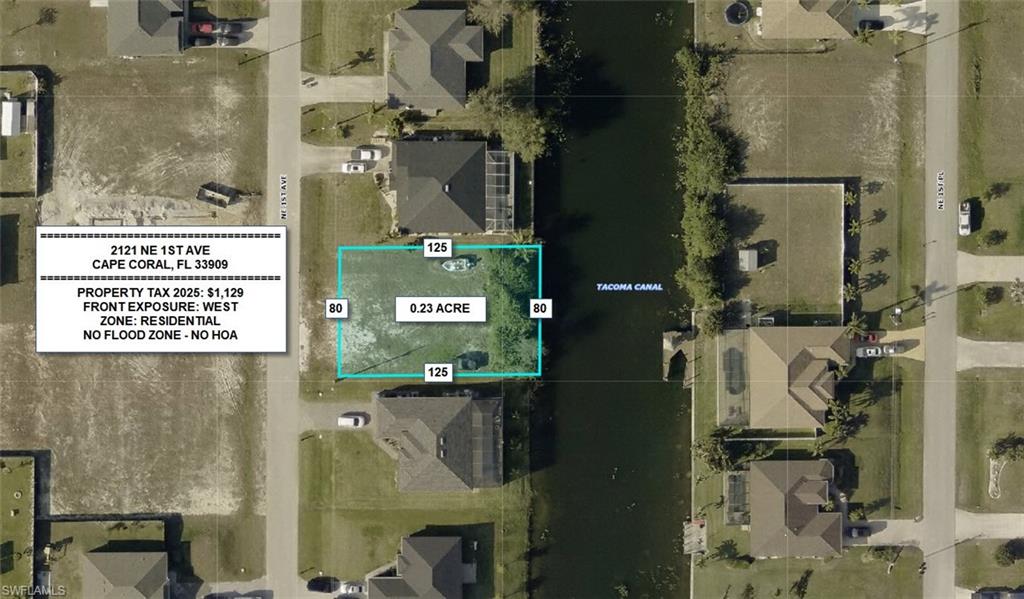 Map / location featuring property parcel outlined