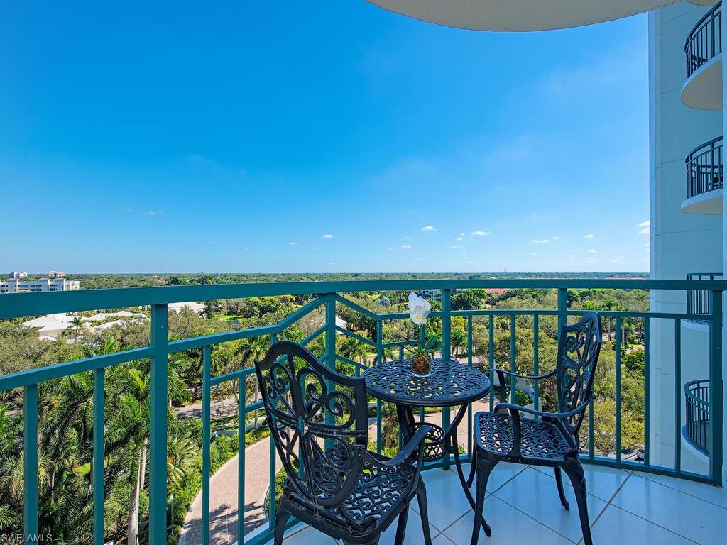 Open terrace with easterly sunrise views