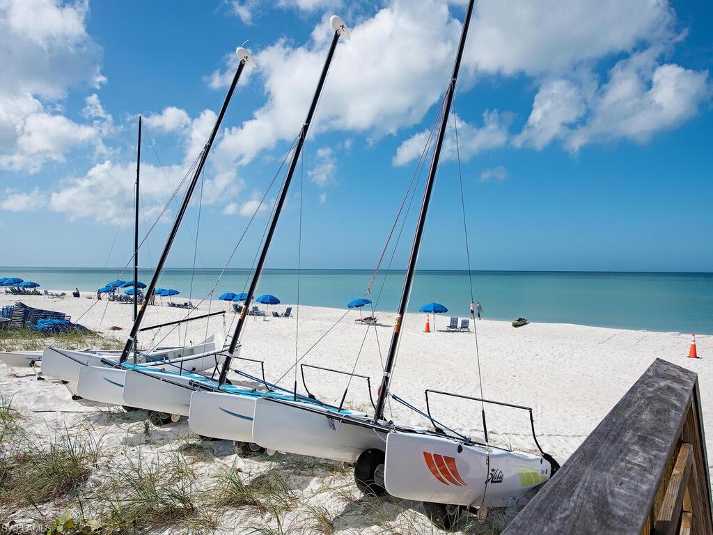 Sail, kayak, paddle board or walk the sugar sand beach