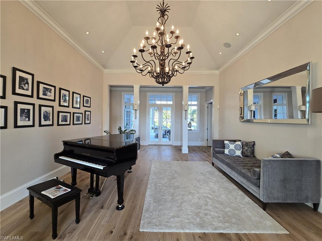living room, entry view