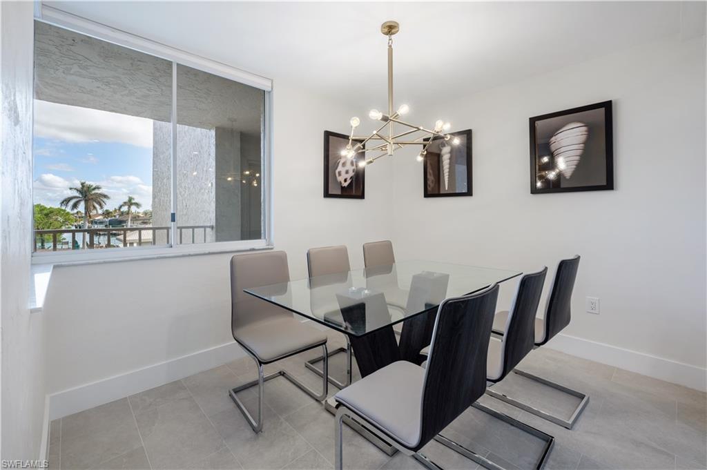 Bay views from your kitchen & dining area