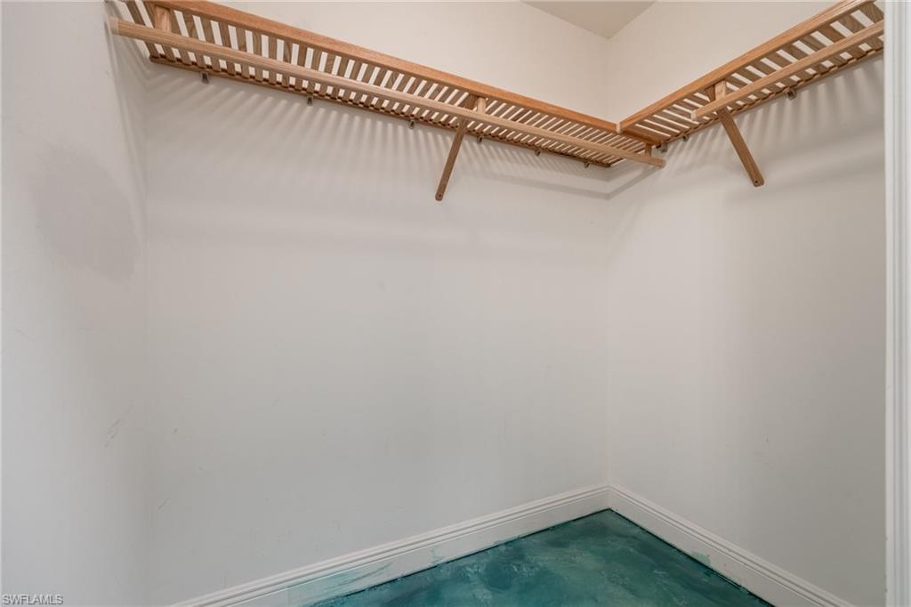 View of spacious Master closet
