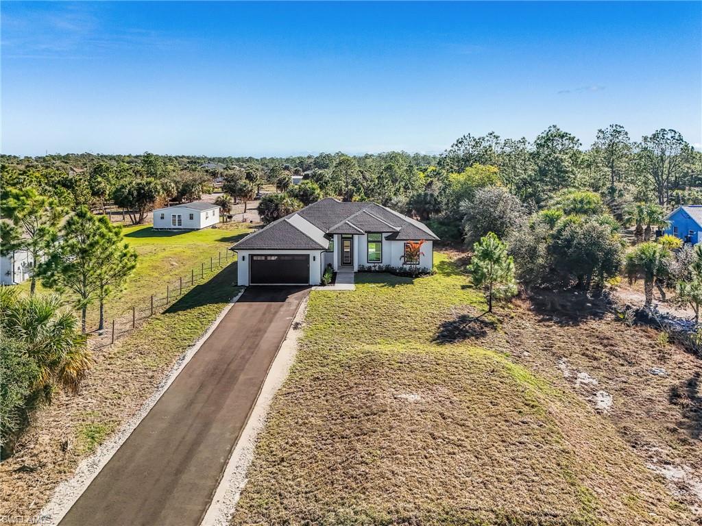 View from above of property