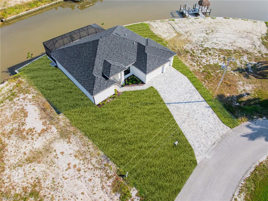 View from above of property