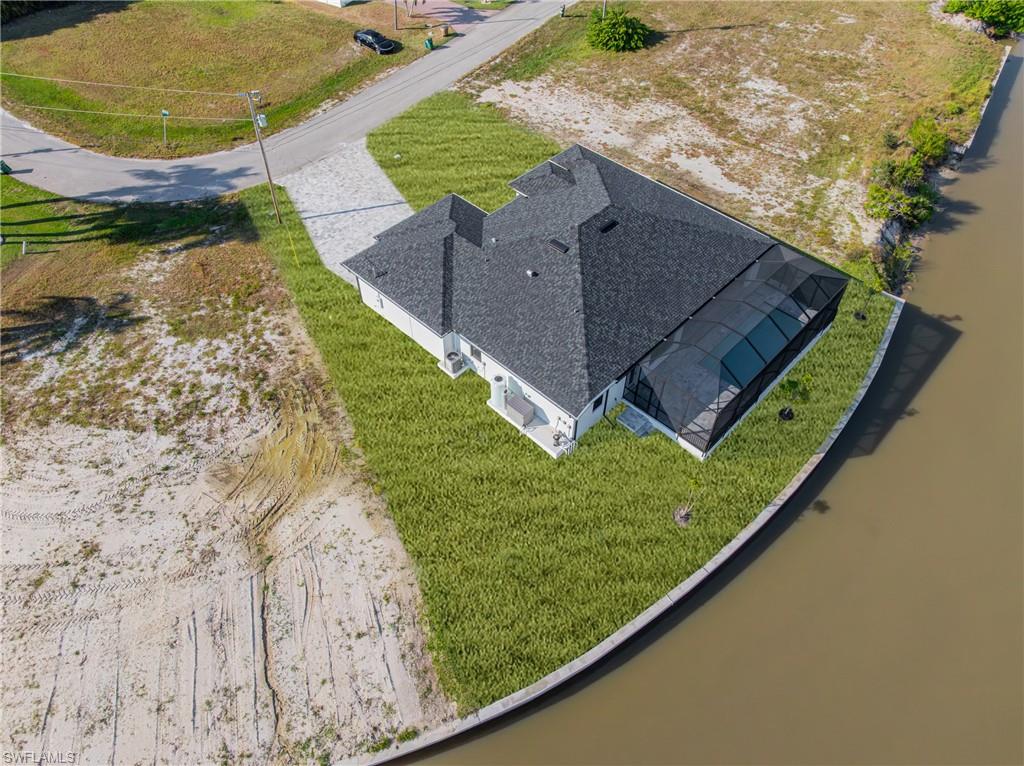 View from above of property