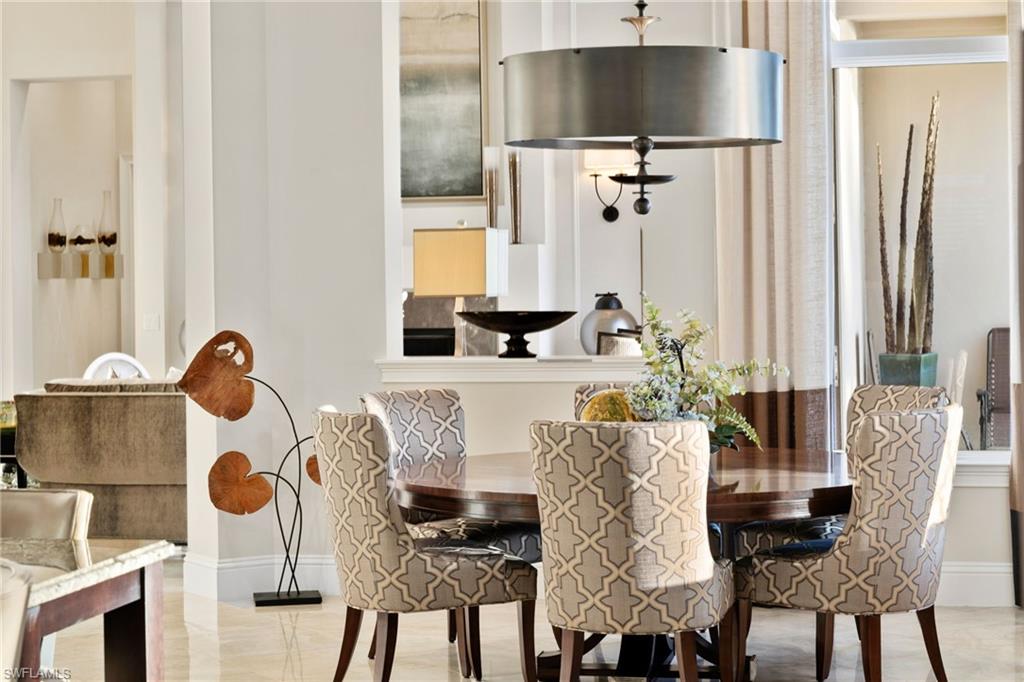Dining area featuring baseboards