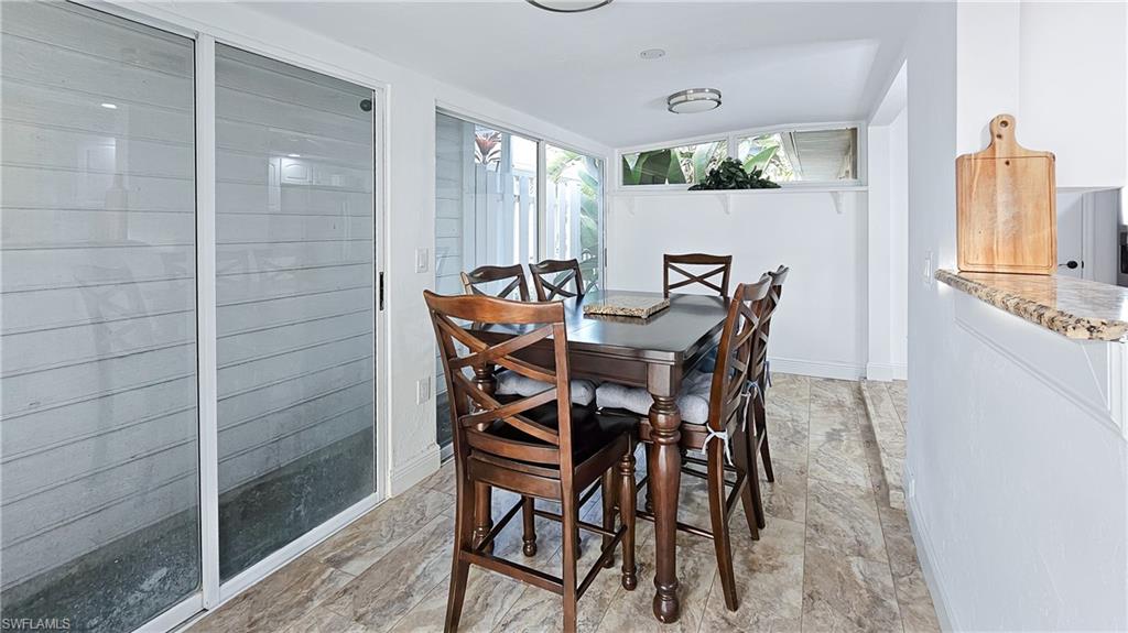 Dining room featuring baseboards