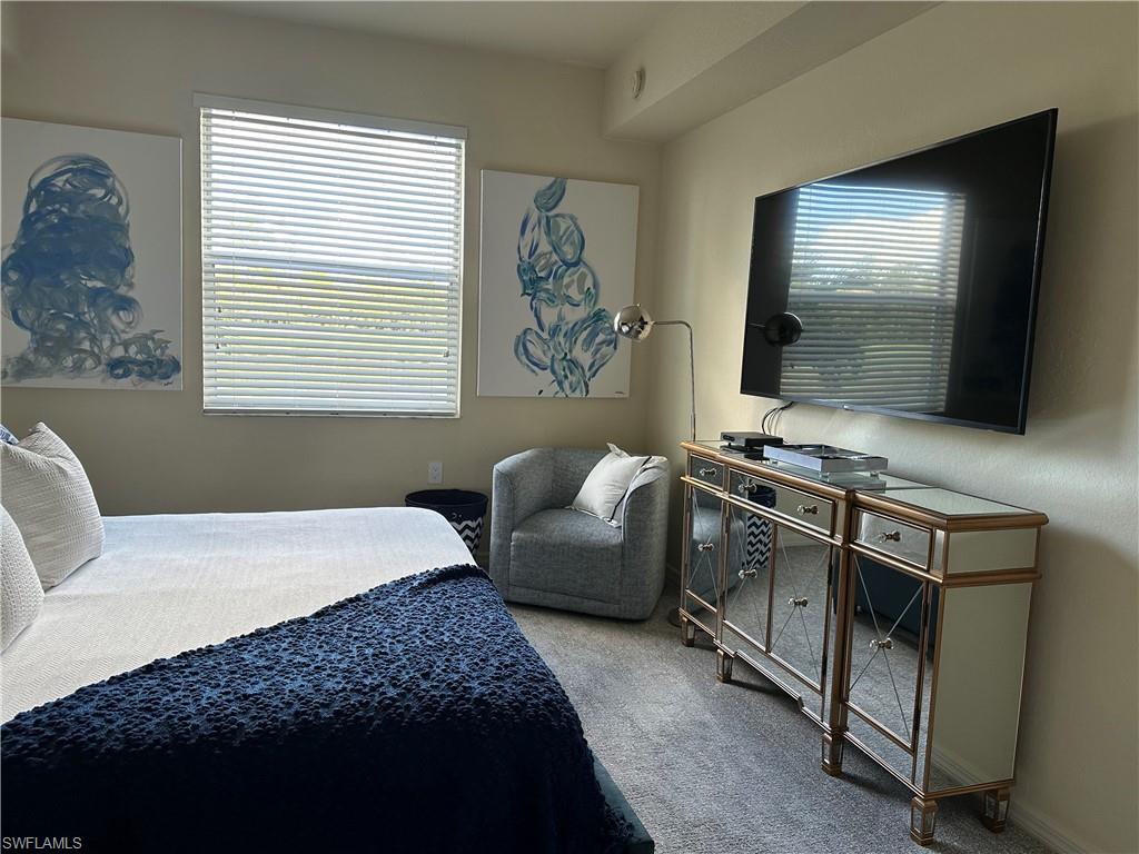Master with golf course views and Smart TV