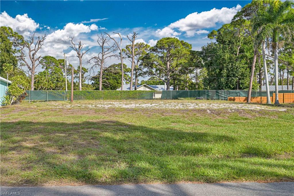 View of yard with view of scattered trees