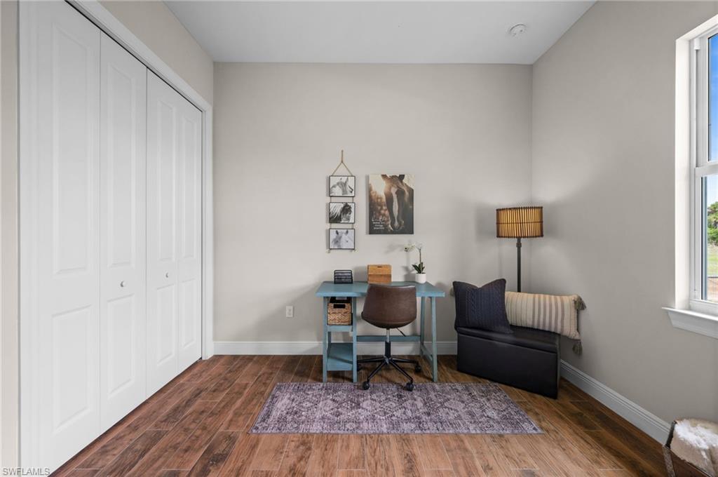 bedroom #4 being used as office