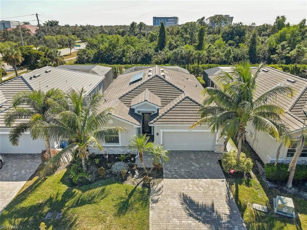View from above of property