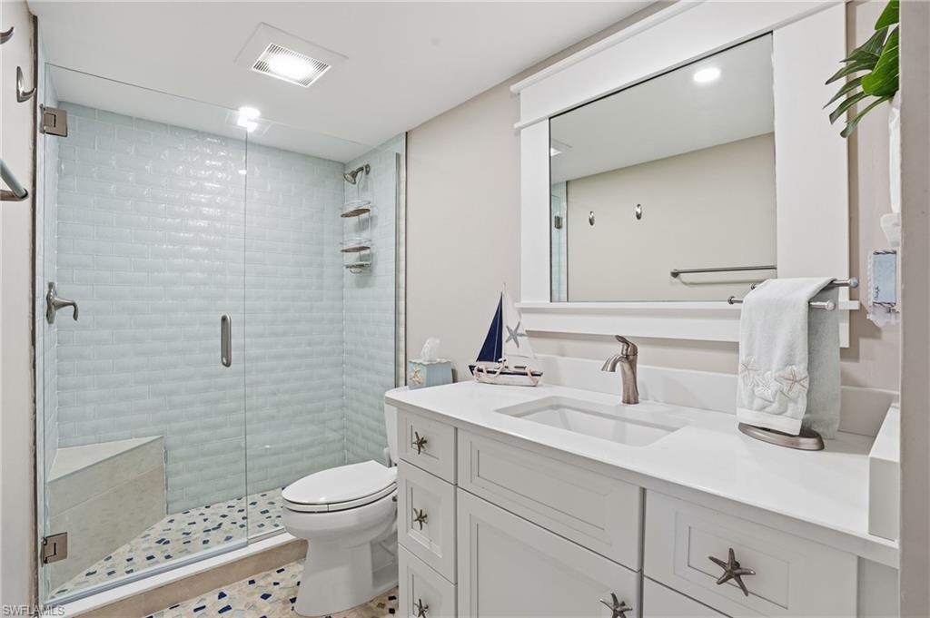 Updated bathroom - virtually enhanced