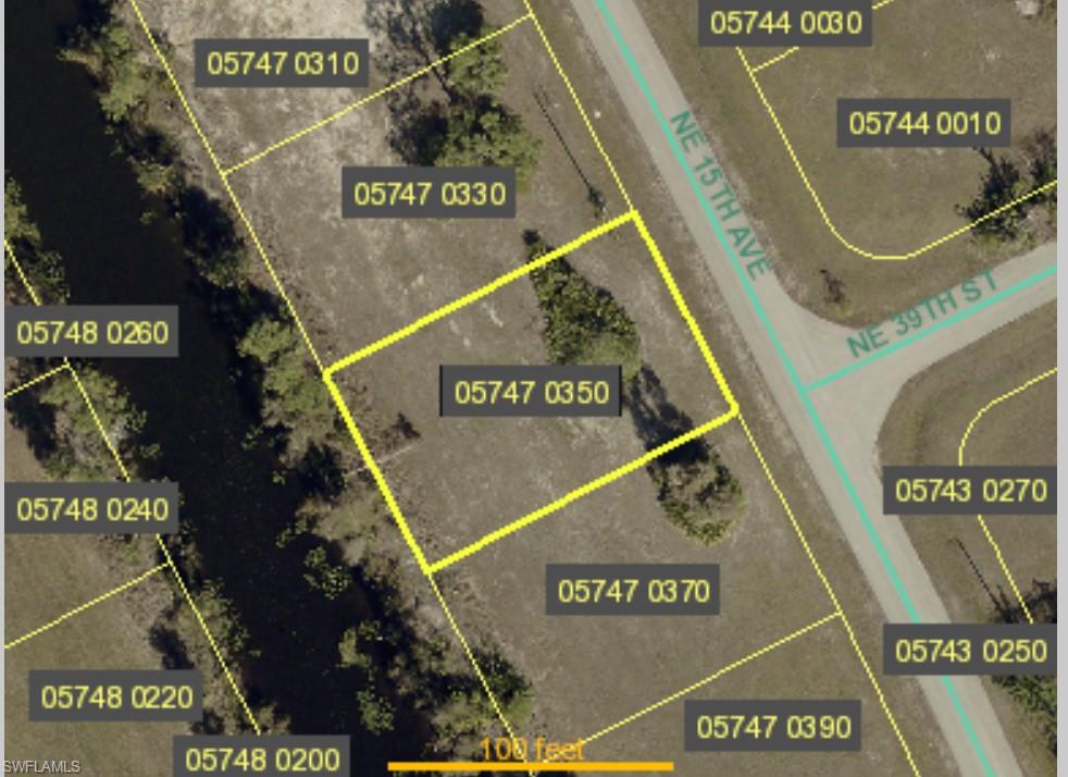 Aerial view of property's location