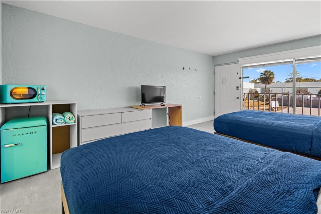 One of twelve hotel rooms