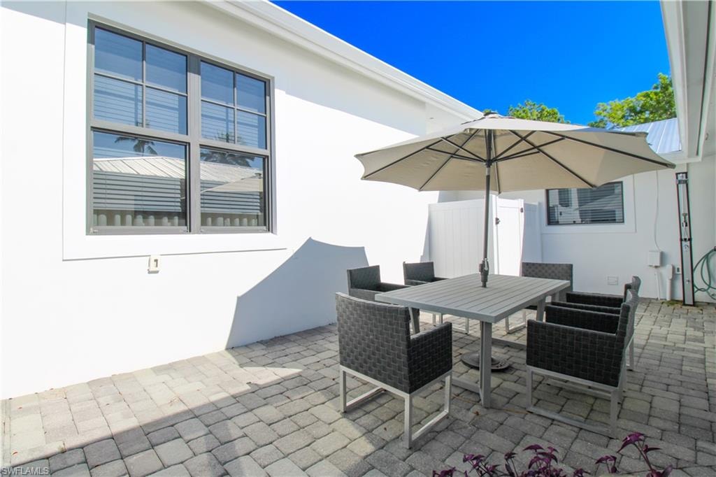 View of patio