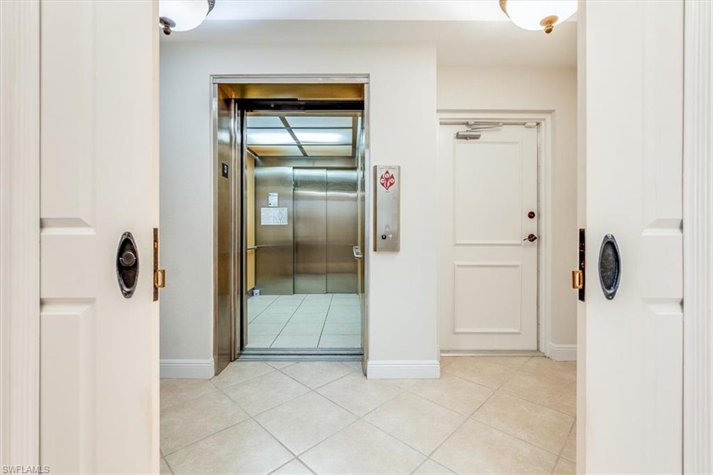 Elevator opens to your private residence