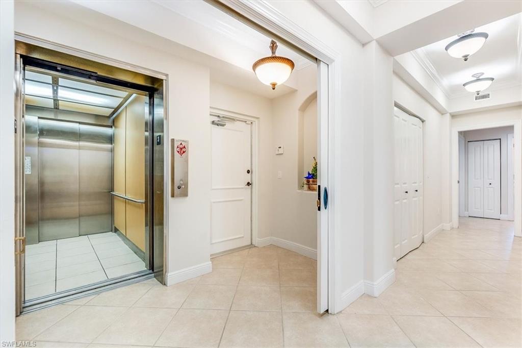 Elevator opens to your private residence
