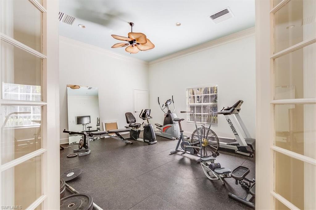 Community fitness room