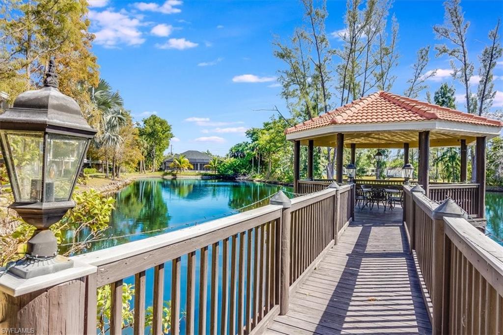 Gazebo on the water