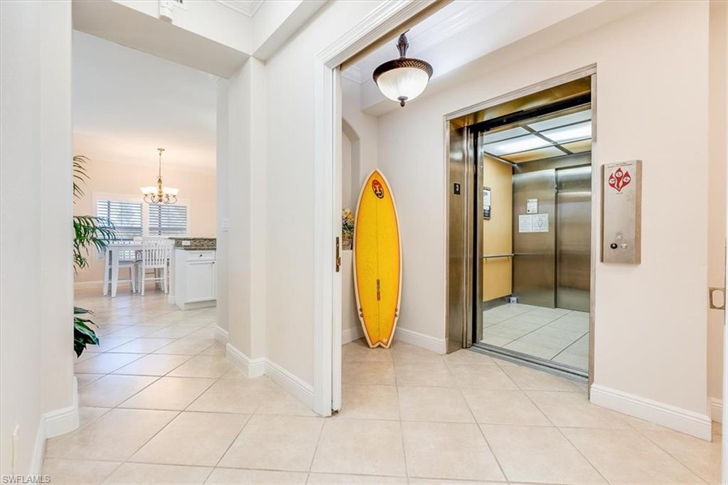 Elevator opens to your private residence