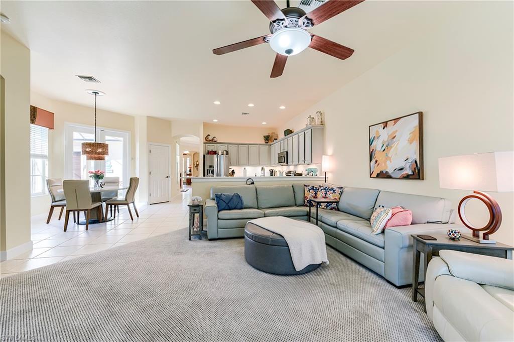Ample family room seating