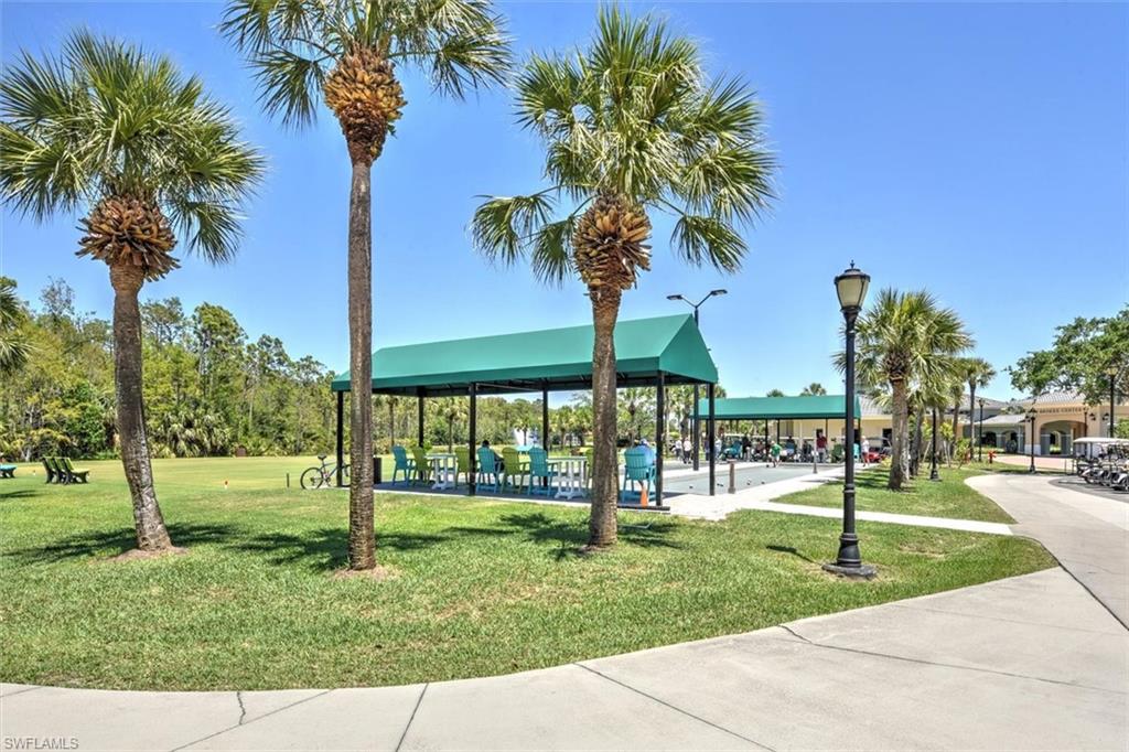 Bocce ball and lawn bowling area!