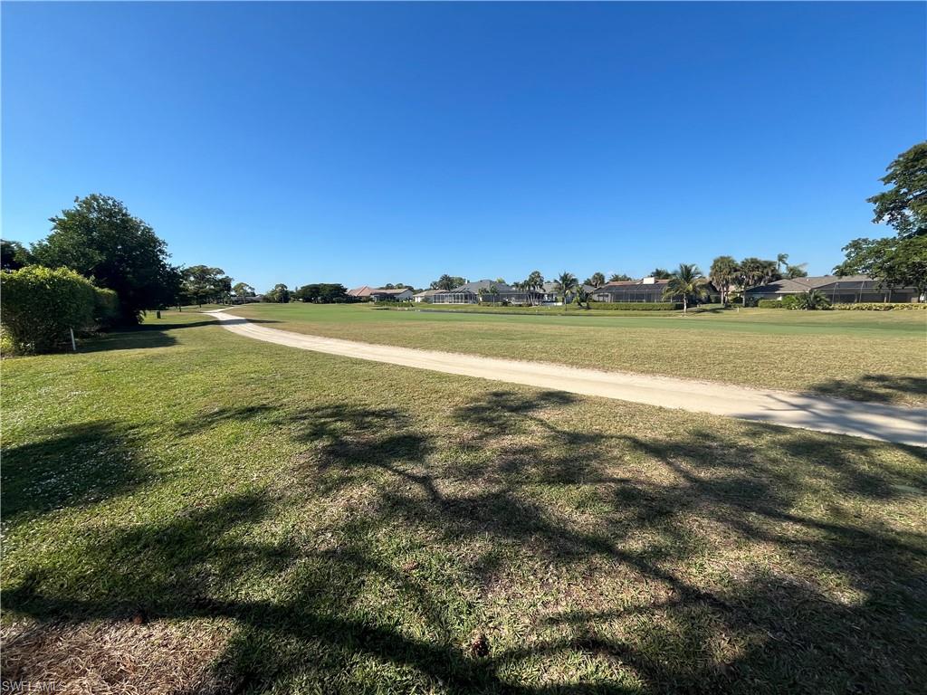 View to course