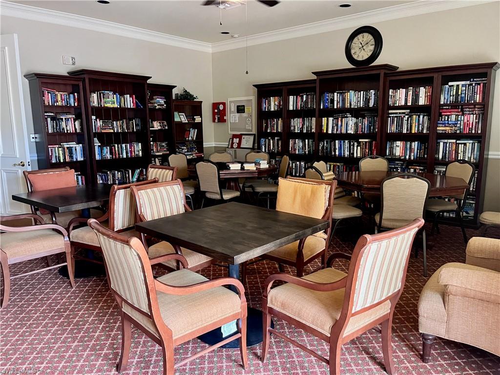 Community Library featuring sitting area to grab a book, share a book.