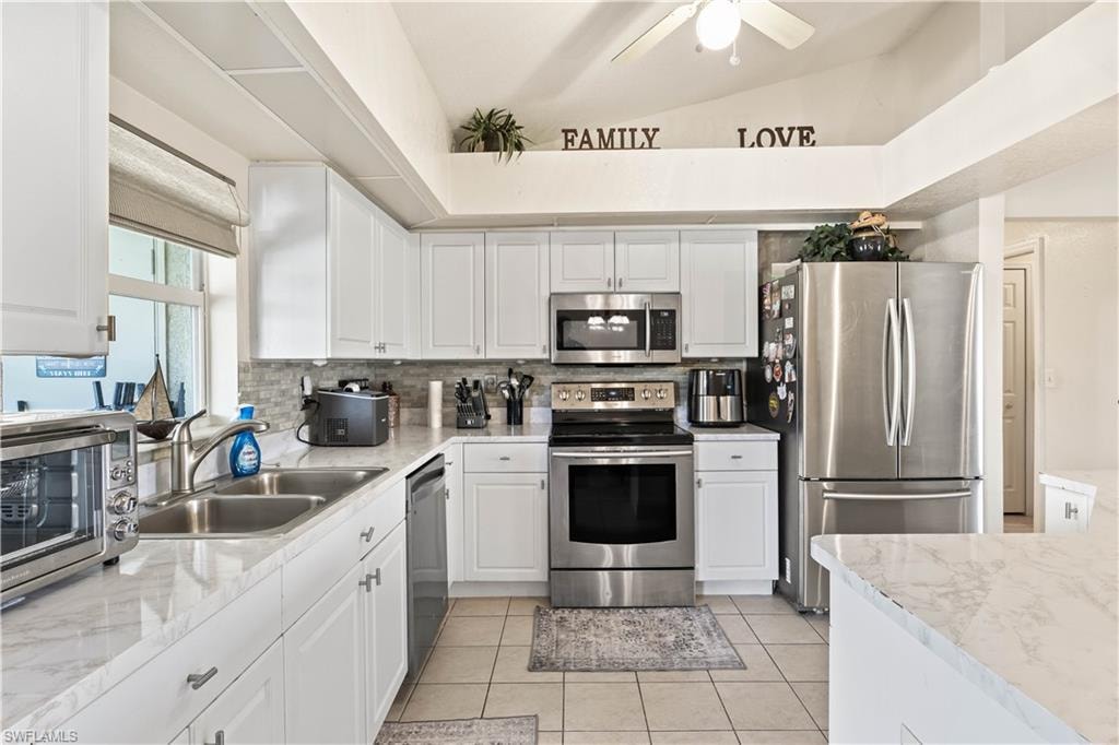 The kitchen is a stunning!